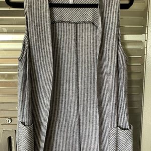 BCBG gray linen best